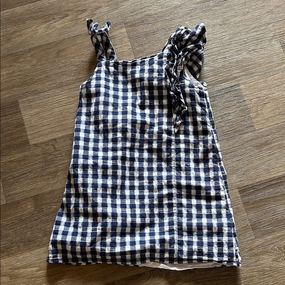 Nautica Blue and White Checkered Dress